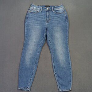 Judy Blue Jeans Women's 14W Blue Skinny Fit High Rise Denim